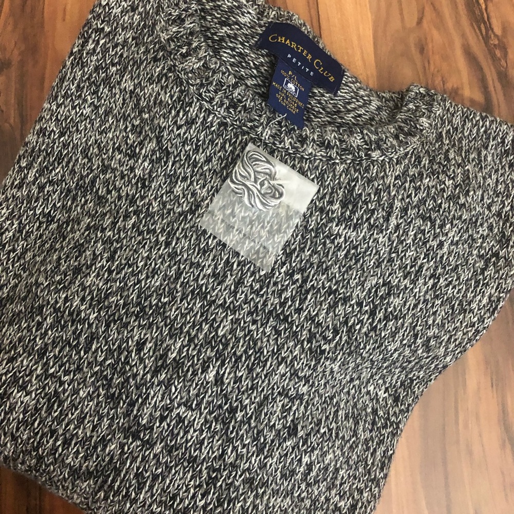 Brand new charter club sweater